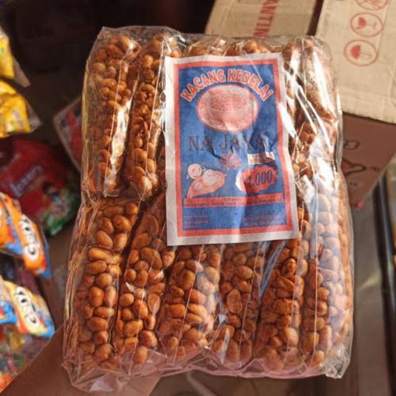 

Snack kacang kedelai pedes Kemasan 1Pack