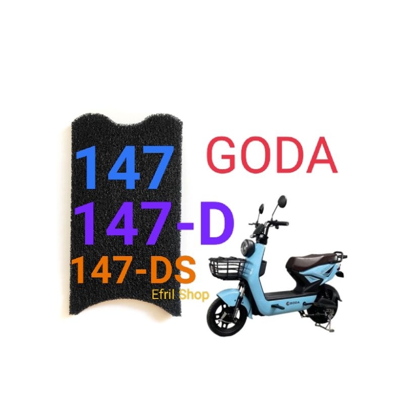 ⭐⭐⭐⭐⭐ GODA 147 147D 147DS Karpet sepeda motor listrik GODA 147 Golden Tiger,  GODA 147-D dan GODA 14