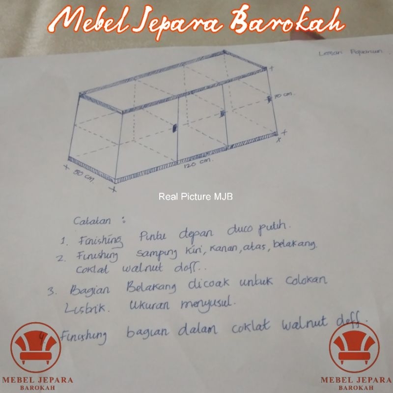 Lemari Kabinet Hias Kayu Jati Minimalis Lemari 3 Pintu Meja Aquarium Serbaguna