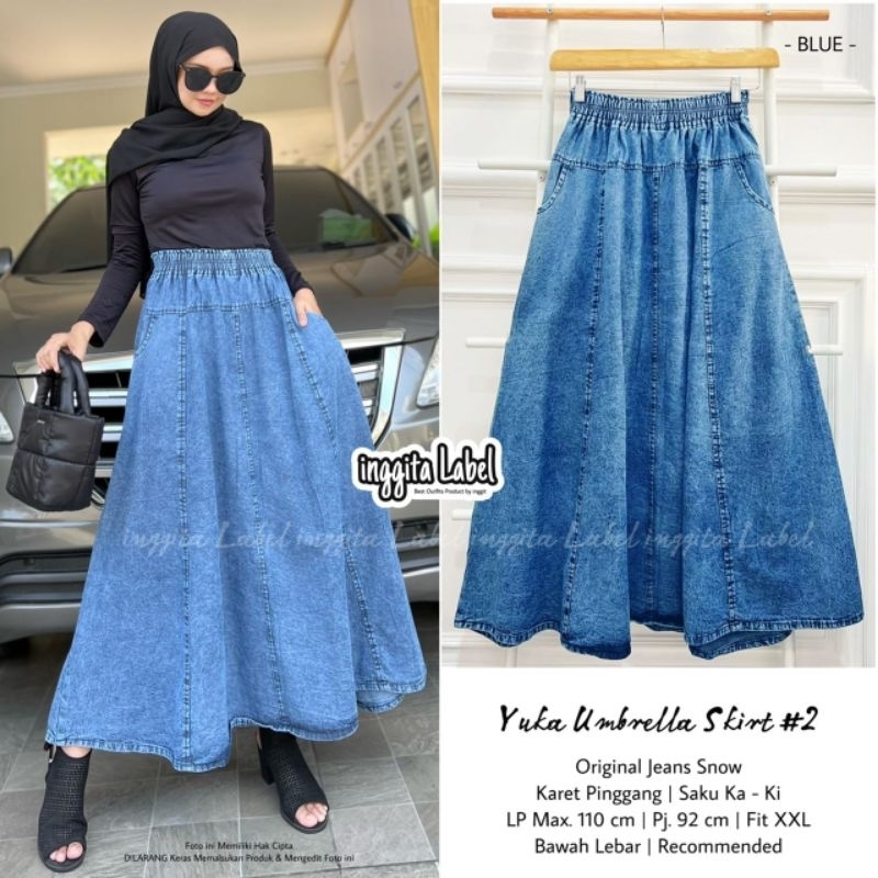 YUKA UMBRELLA SKIRT ori by INGGITA LABEL