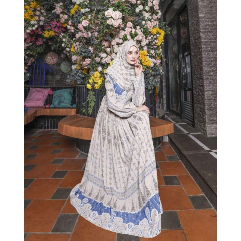 Zahira1808 Sahara syar'i Premium Gamis Syari Dress Set Hijab