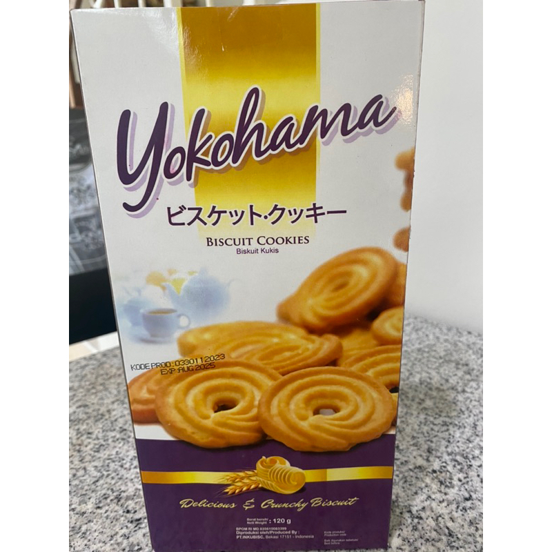 

Biskuit Cookies Biskuit Kukis Yokohama 24 kotak 2880gram
