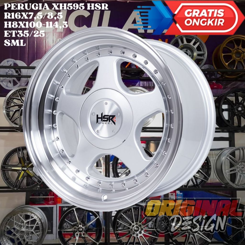 Velg Mobil Ring 16 CELONG HSR PERUGIA R16 AVANZA LIVINA MOBILIO KIJANG