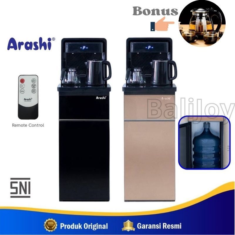 Dispenser Air Arashi AMD 02B - Galon Bawah - Fitur Dingin - Normal Dan Panas - DISPENSER ELEKTRIK MU