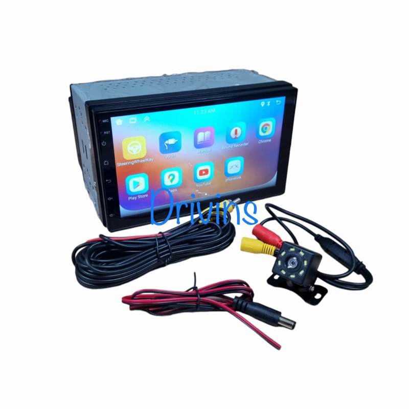 HEAD UNIT DOUBLE DIN ANDROID DHD-7001 7” INCH + KAMERA MUNDUR