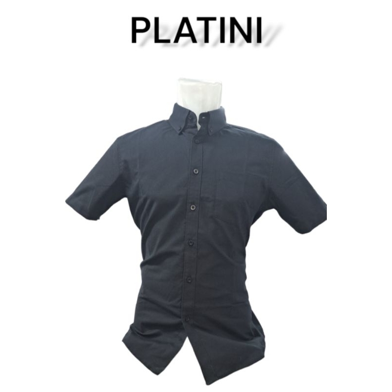Kemeja Oxford PLATINI / Kemeja Pria / Katun Oxford / Slimfit