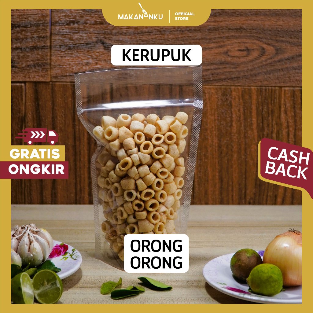 

Kerupuk Murah Orong Orong isi 250gram Makanan Cemilan Enak Renyah Gurih Kering