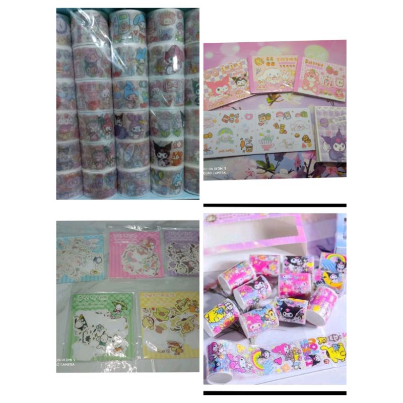 

Stiker Sanrio lucu untuk jurnal/diary/ album foto isi 100pcs