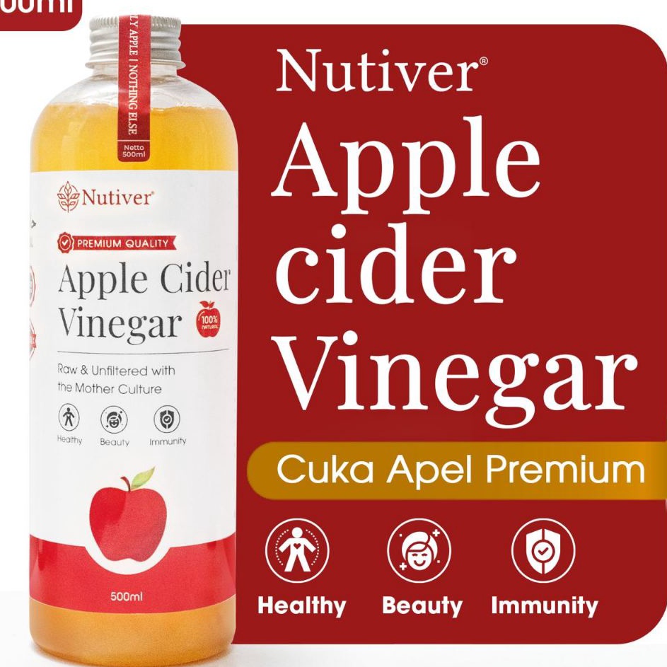 

DCZJ9391 1111 Cuka Apel Organik With The Mother Nutiver 5ml Apple Cider Vinegar Minuman Diet dan Kesehatan