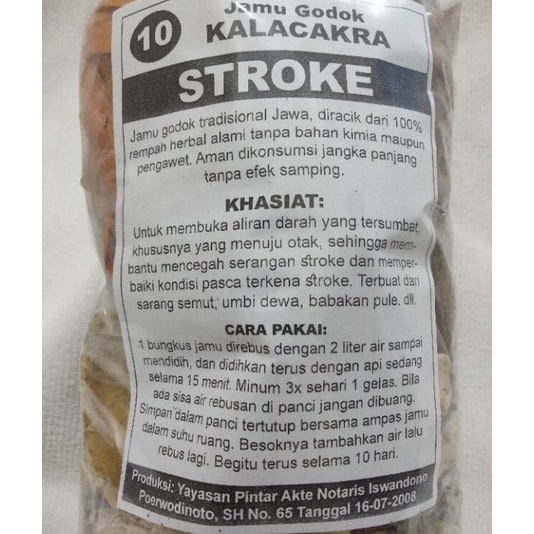 

WDCZ1655 DISKON JAMU STROKE JAMU GODOK IZIN DINKES HALAL MUI