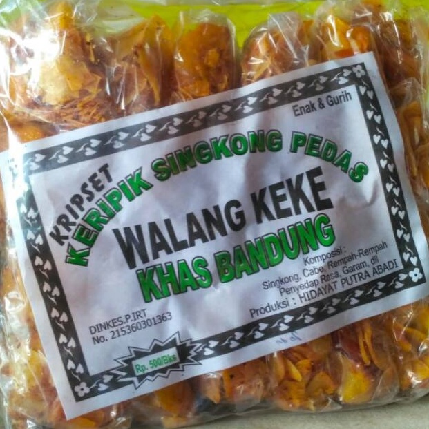 

Terbatas Keripik singkong pedas Walang Keke THV