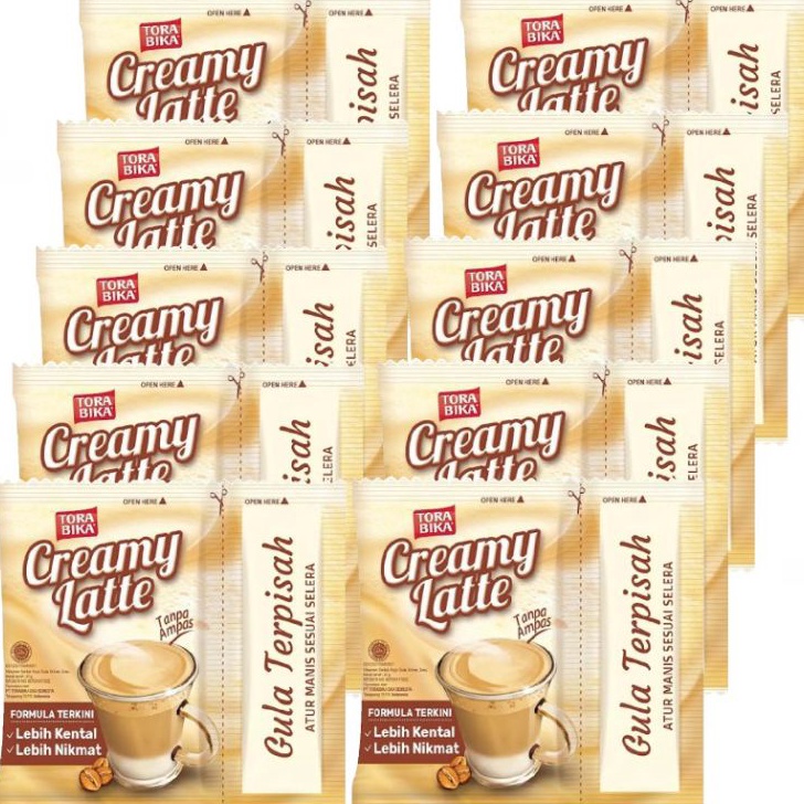 

YVLJ6959 Ready Stok Torabika Creamy Latte isi 1sachet Exp Oktober 224