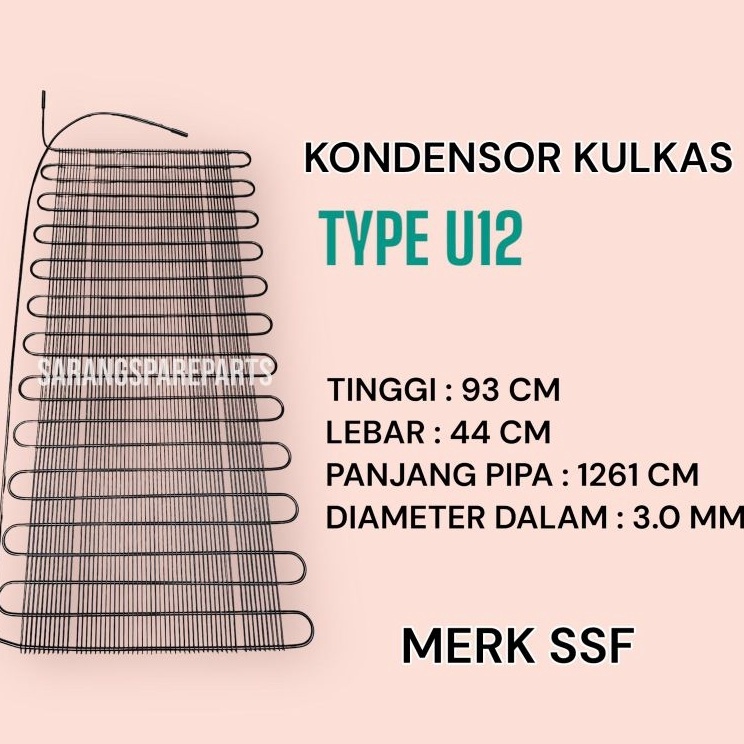 KONDENSOR KULKAS 12U  CONDENSOR KULKAS U12