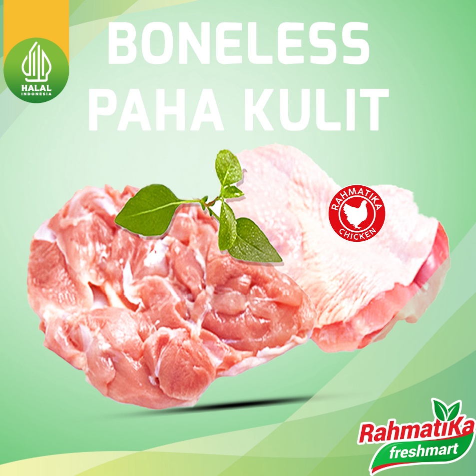 

ZKYF4947 MEGA SALE Boneless Paha Kulit Segar Fillet Paha Kulit Fresh 1 kg Ayam Segar