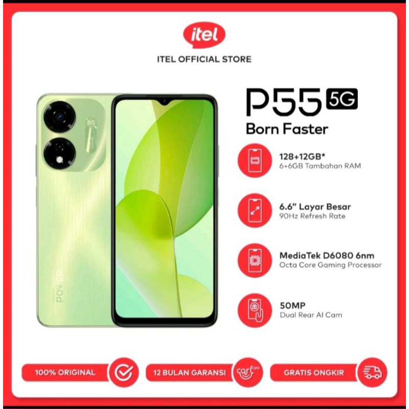ITEL P55 5G 6/128gb