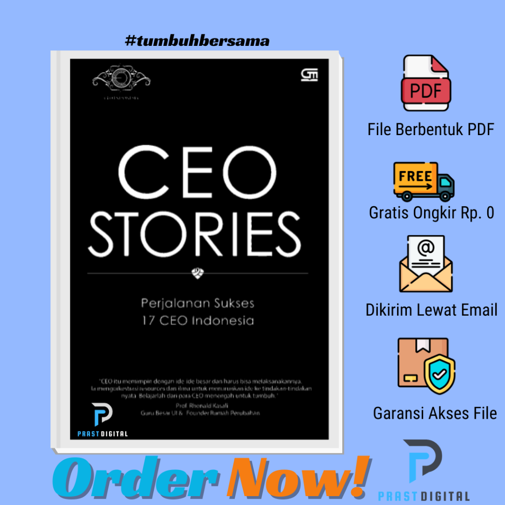

CEO Stories Perjalanan Sukses 17 CEO Indonesia Rhenald Kasali
