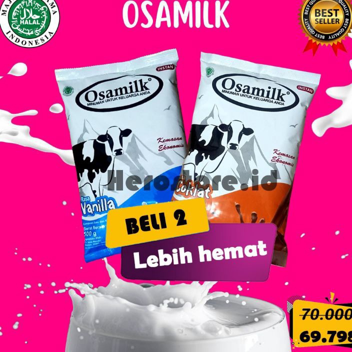 

PLDC8974 GROSIR SUSU OSAMILK ORIGINAL 1 Penggemuk Badan Penambah Nafsu Makan 5 g