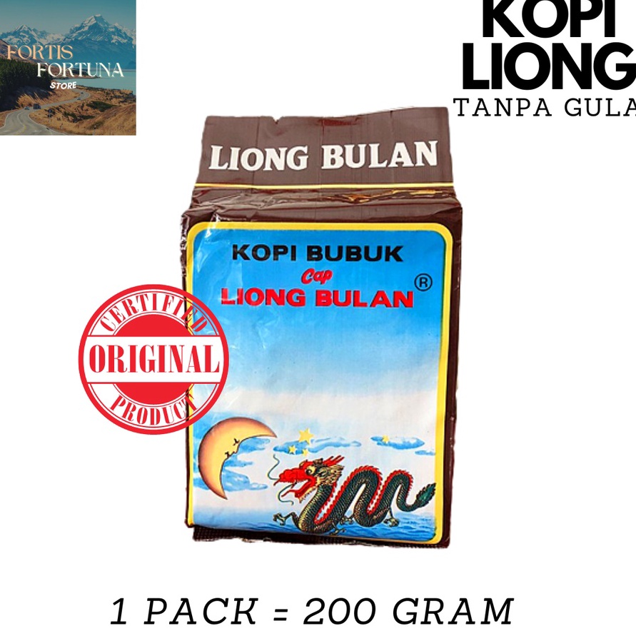 

HYFT563 PROMO MURAH Kopi Liong Tanpa Gula 2gr Khas Bogor