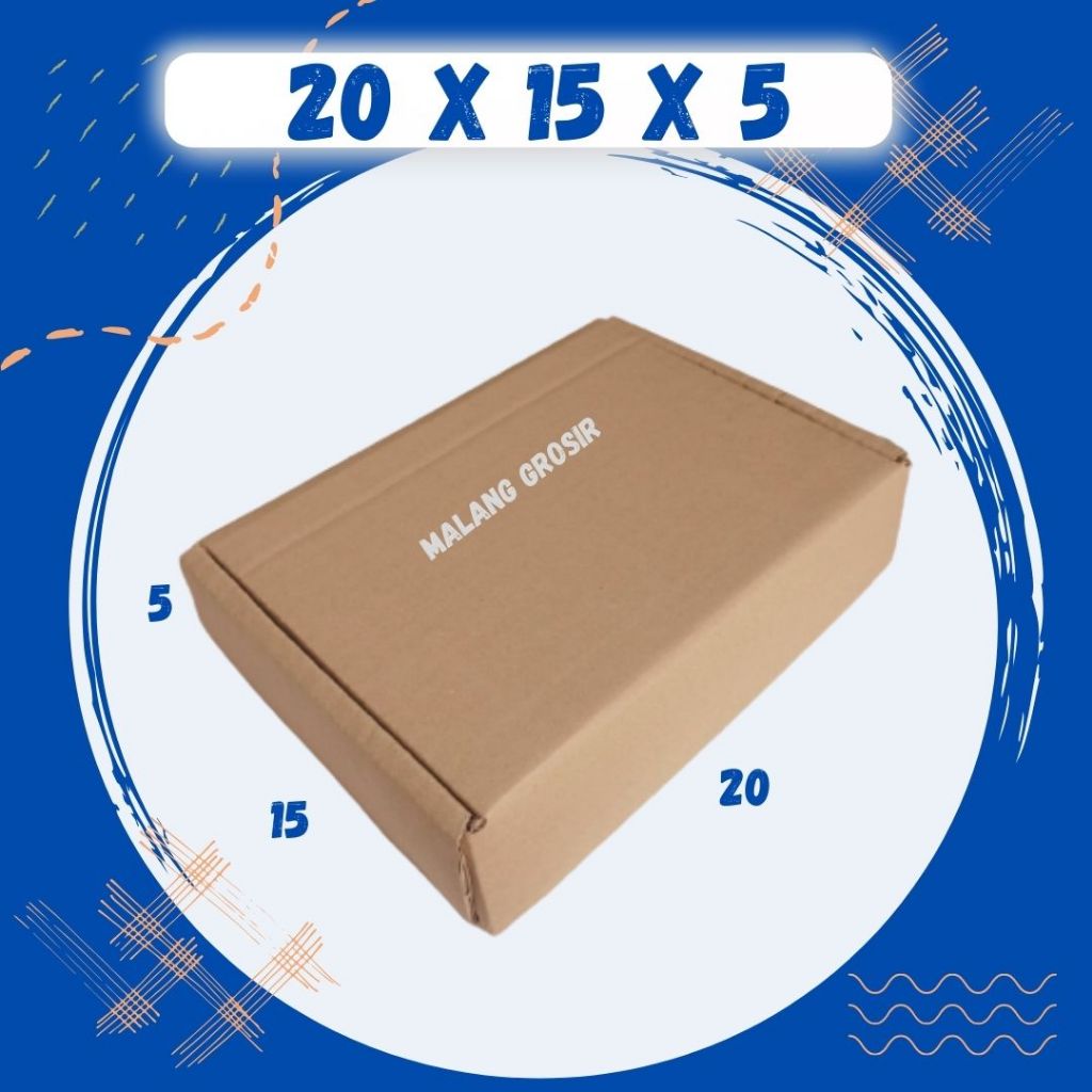 

Kardus 20x15x5 LS Box Dus Packing Kotak Kado Kemasan Karton Souvenir Hampers Kosmetik