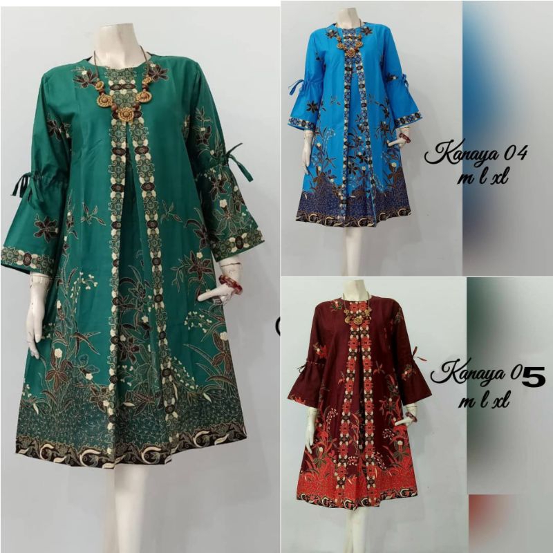 TUNIK BATIK UNGGUL JAYA KANAYA / TUNIK CANTIK MODERN