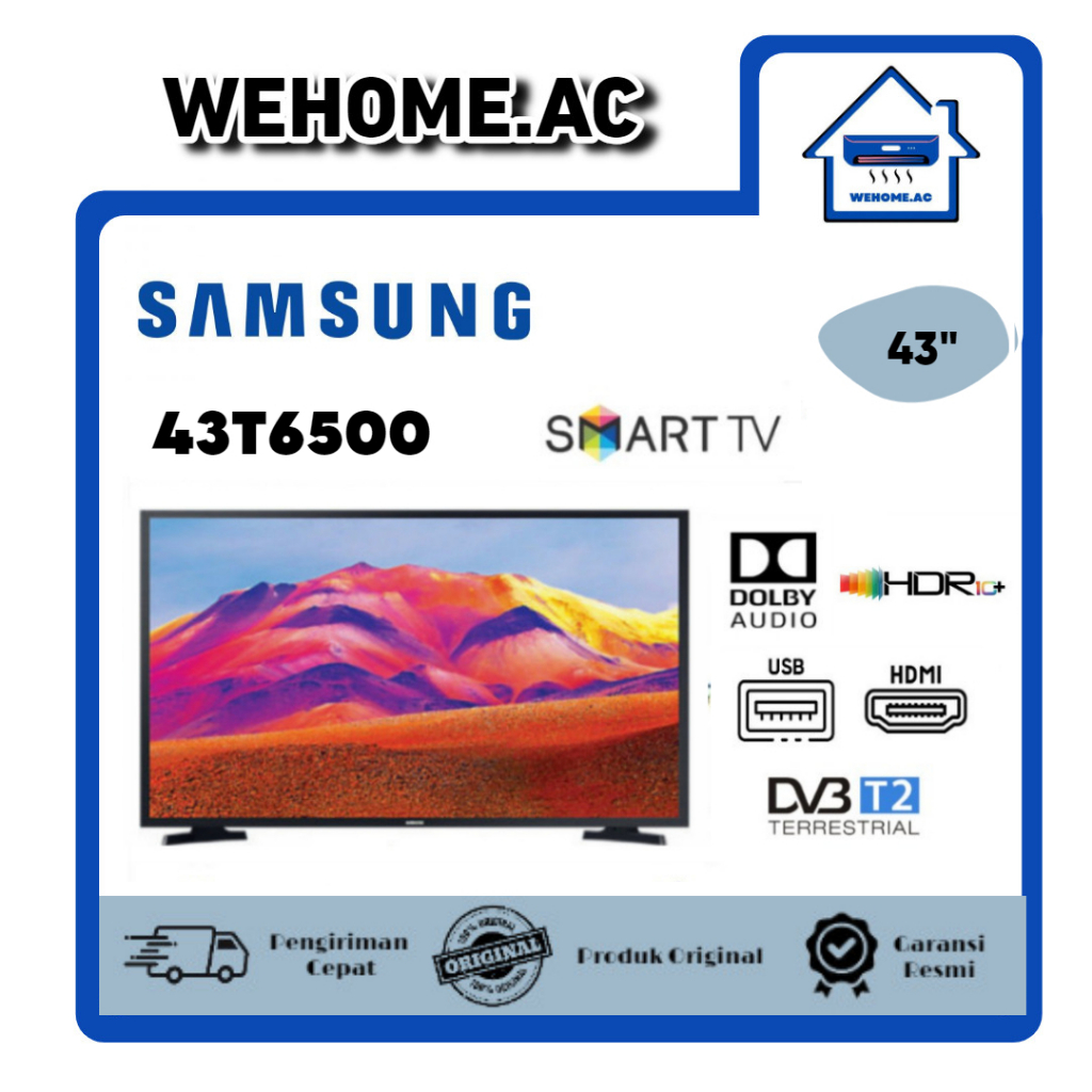 TV LED Samsung 43T6500 LED Samsung 43 Inch Smart TV Samsung
