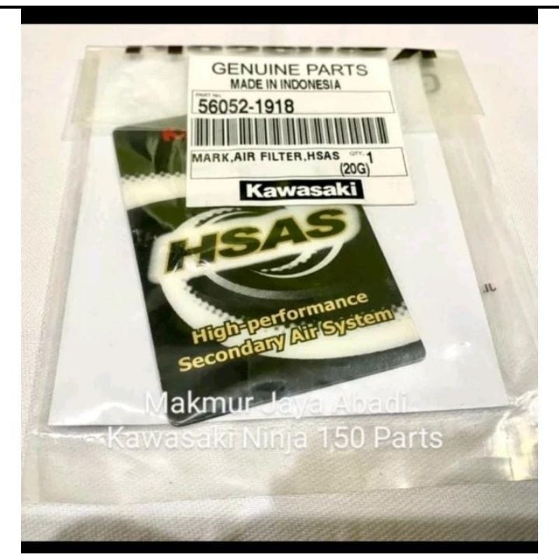 stiker Hsas super kips ninja RR SS R 150 original kawasaki