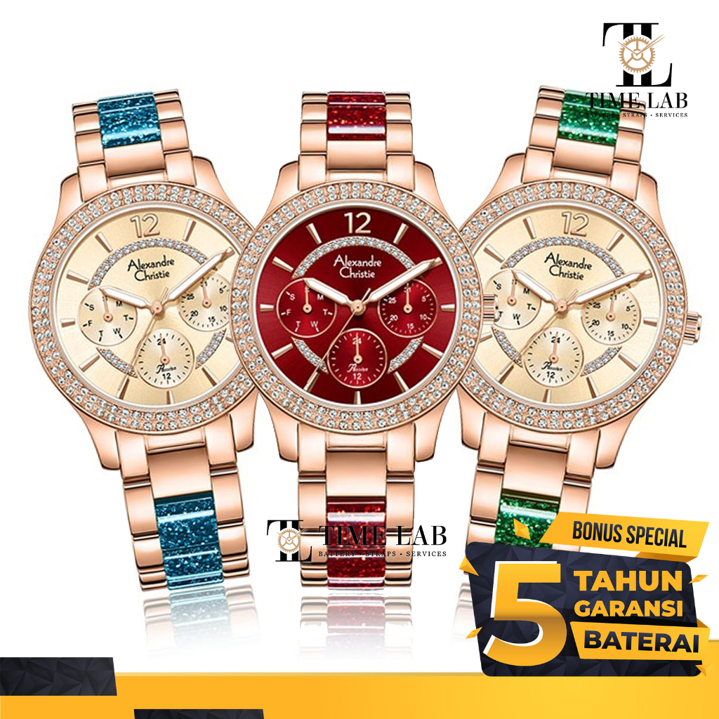 JAM TANGAN WANITA ALEXANDRE CHRISTIE AC2914 / AC2914 BF / AC2914BF ORIGINAL | TIMELAB