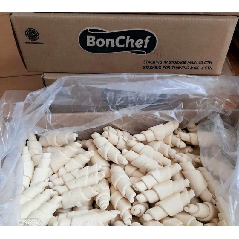 

BONCHEF BUTTER CROISSANT CROFFLE / WAFFLE DOUGH REPACK 40pcs/80pcs/1karton