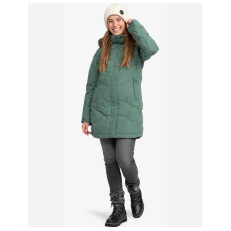 Roxy Long Jaket Wanita Parka Winter Musim Dingin