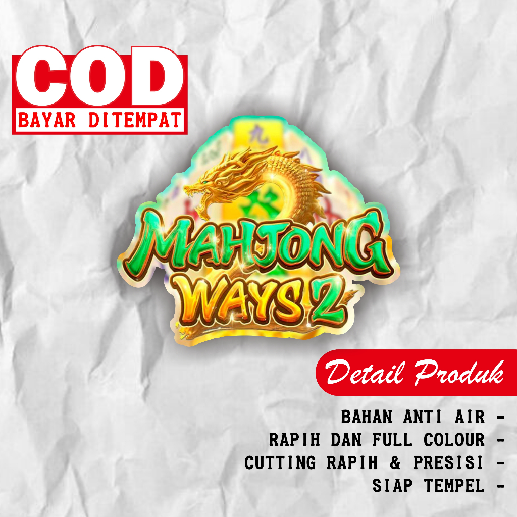 

Stiker Mahjong Ways 2 sticker princutt Stiker Bahan Vinil Tahan Air Waterproof