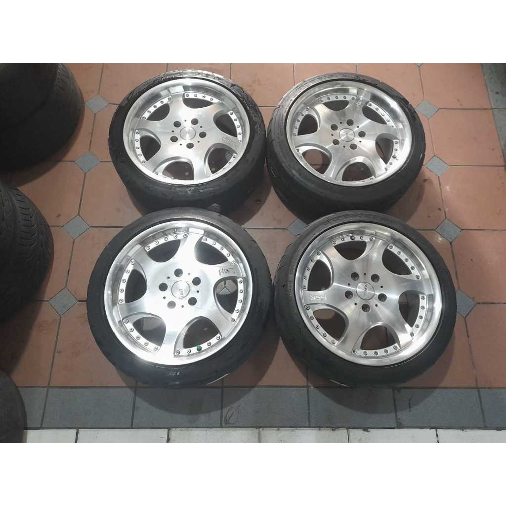 VELG MOBIL BEKAS R17 BAUT 5 GANGNAM R7X7,5 5X14 BAN SPORT 205 45 R17