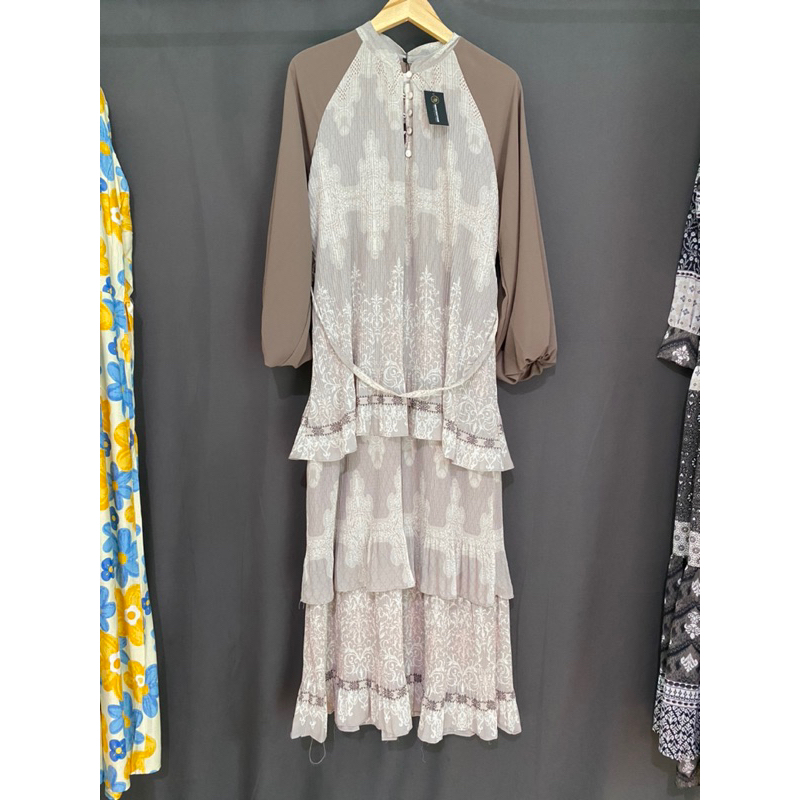 gamis ceruty plisket premium dari brand z.r.a