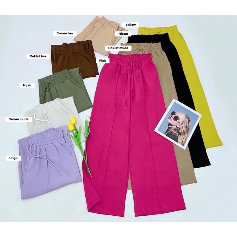 CELANA KULOT CELANA WANITA PANTS A&K PREMIUM QUALITY CELANA FASHION