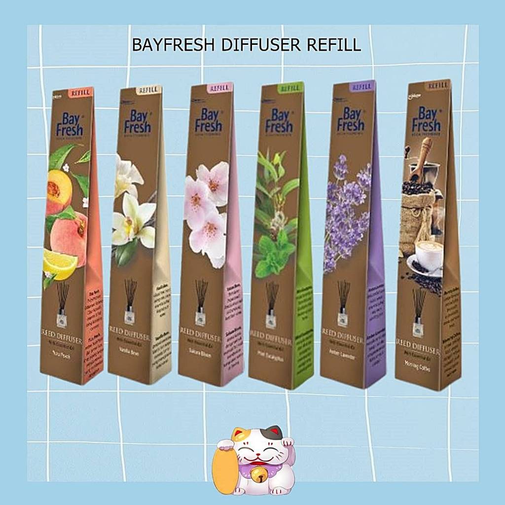 Bayfresh Reed Diffuser REFILL 30 ml / Bayfresh Pengharum Ruangan