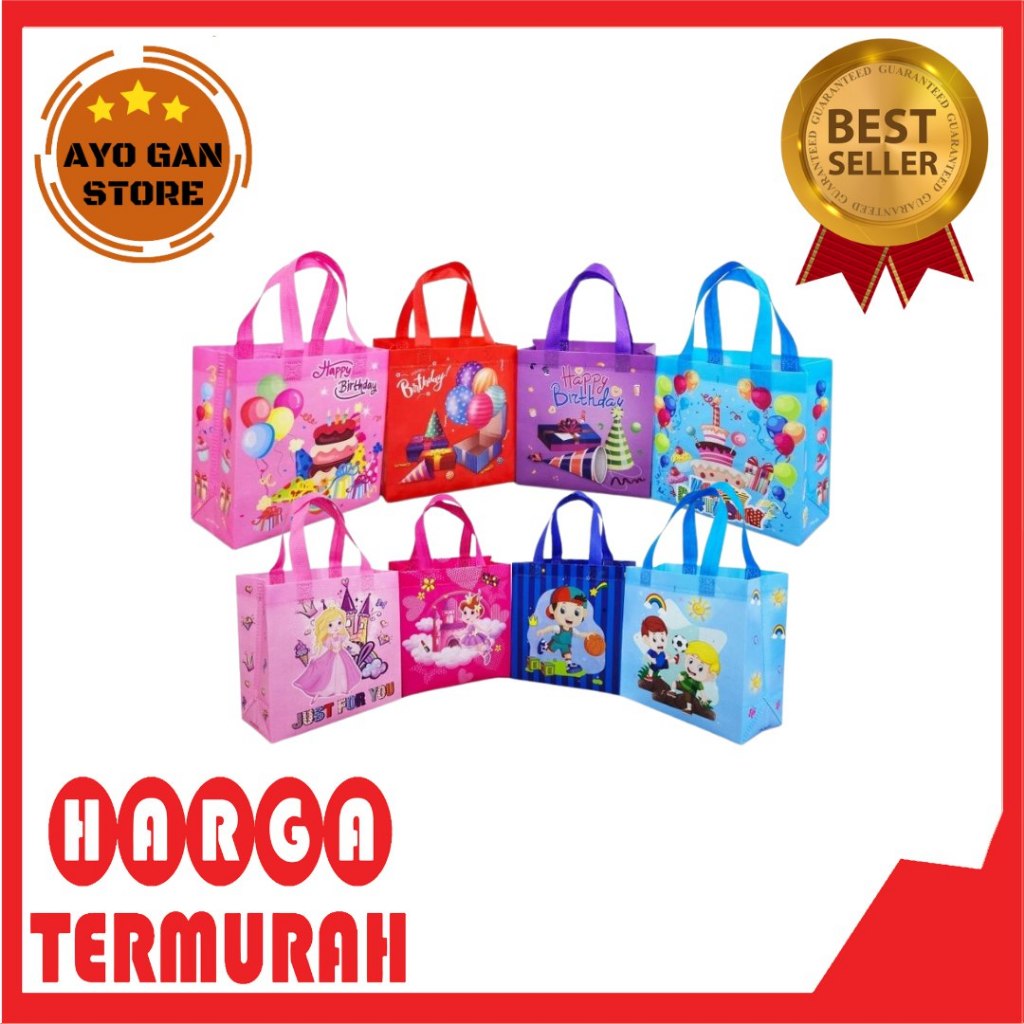 

Goodiebag Goodie Bag Tas Karakter Anak Ulang Tahun