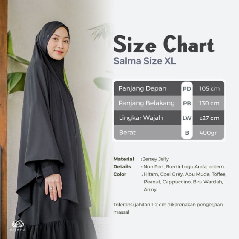 Khimar Salma XL by Arafa Hijab