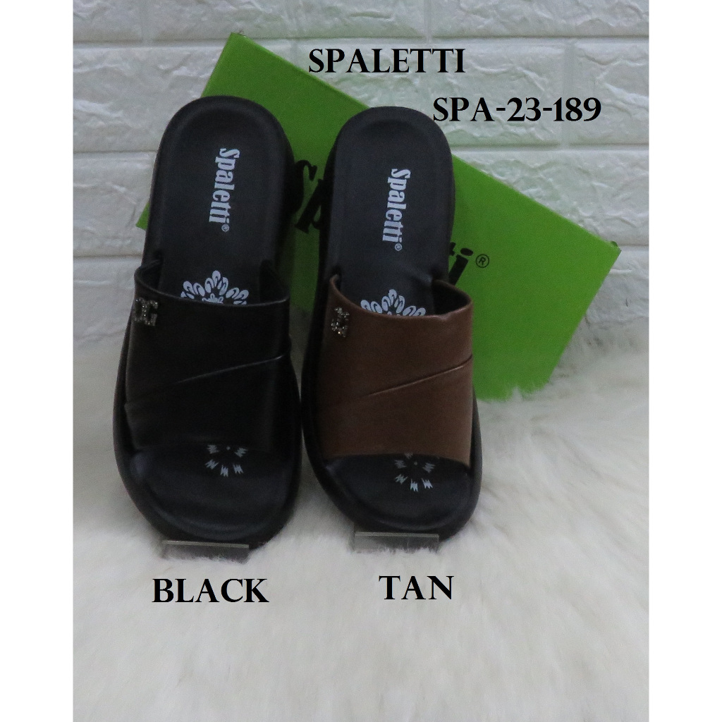 SANDAL WEDGES WANITA MEREK SPALETTI ART SPA-23-189 PRICE RP 320.900 BRAND ORIGINAL