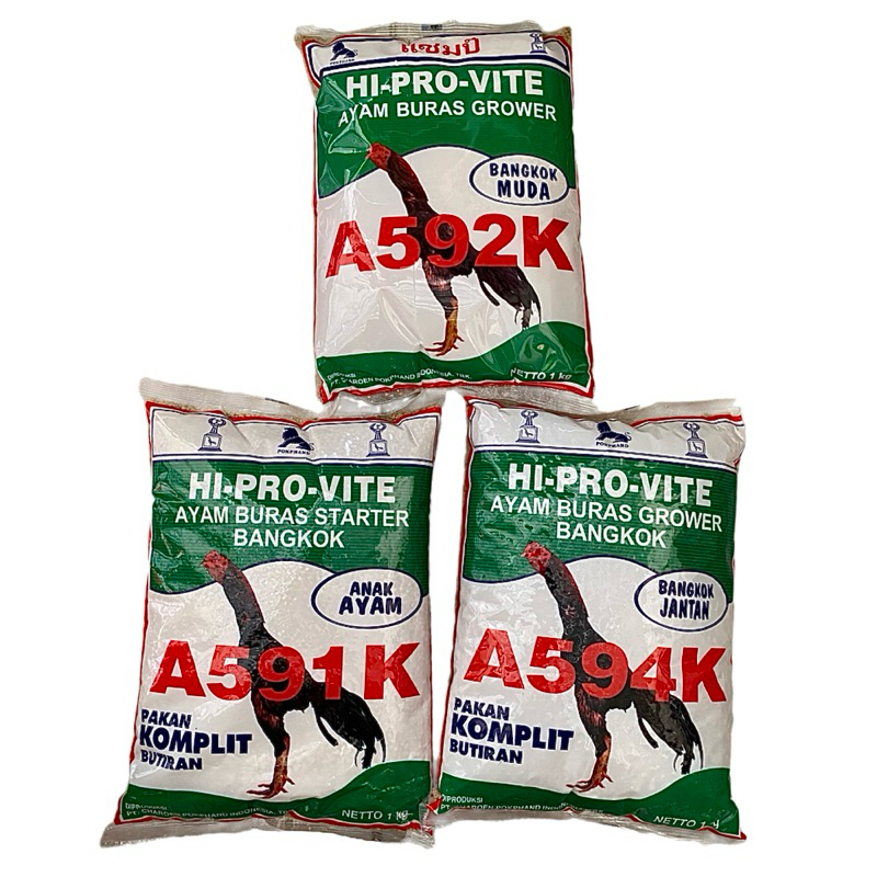 Pakan Ayam/Pur Ayam A591K A592K A594K HI PRO VITE