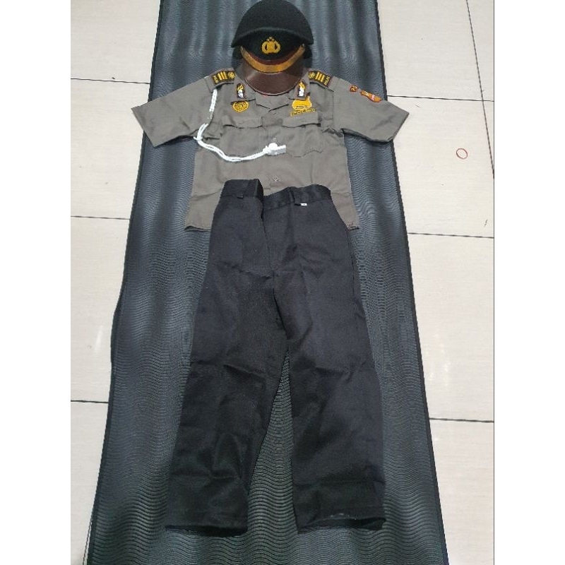Baju Karnaval anak polisi 2 - 4 /seragam profesi anak polisi 2-4tahun/baju anak polisi 2-4 tahun
