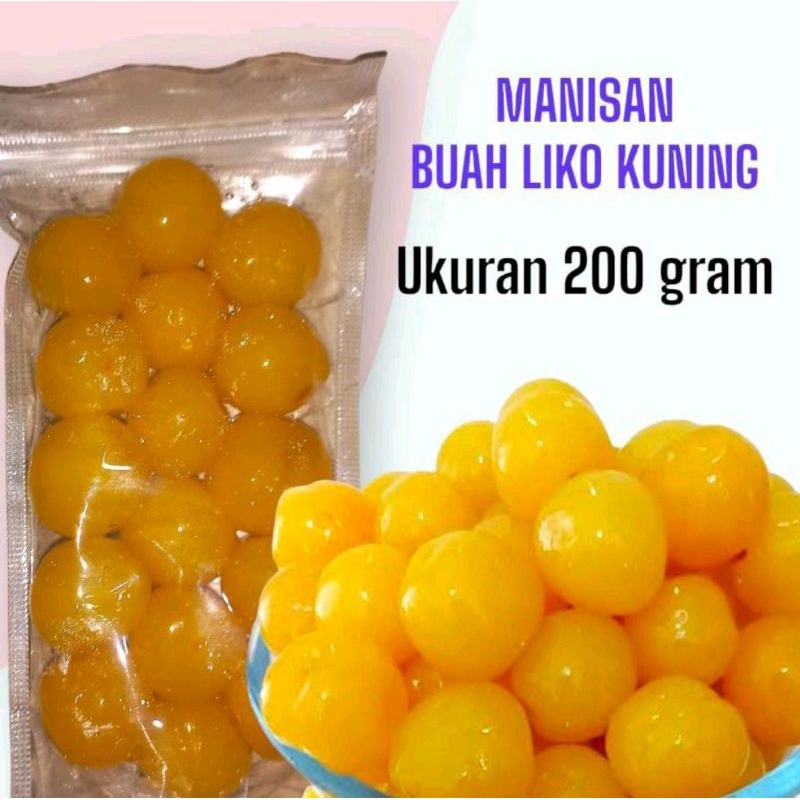 

Manisan Buah Lico Anggur Manis Asem Rendah Gula Fruity