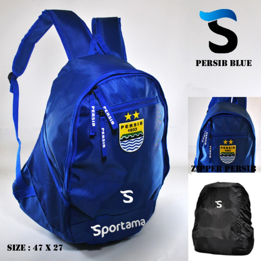 Tas Ransel Persib blue / Tas Punggung Persib blue / Tas Olahraga Persib Blue / Tas Sekolah Persib bl