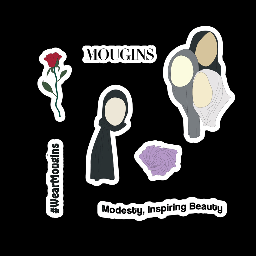 

Mougins Die Cut Stickers