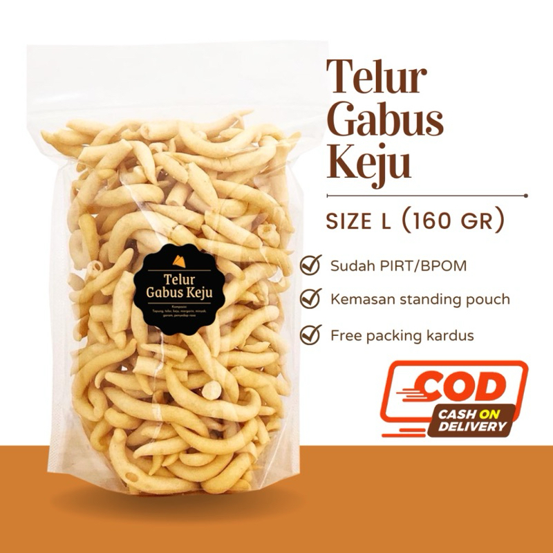 

Telur gabus keju L 160gram