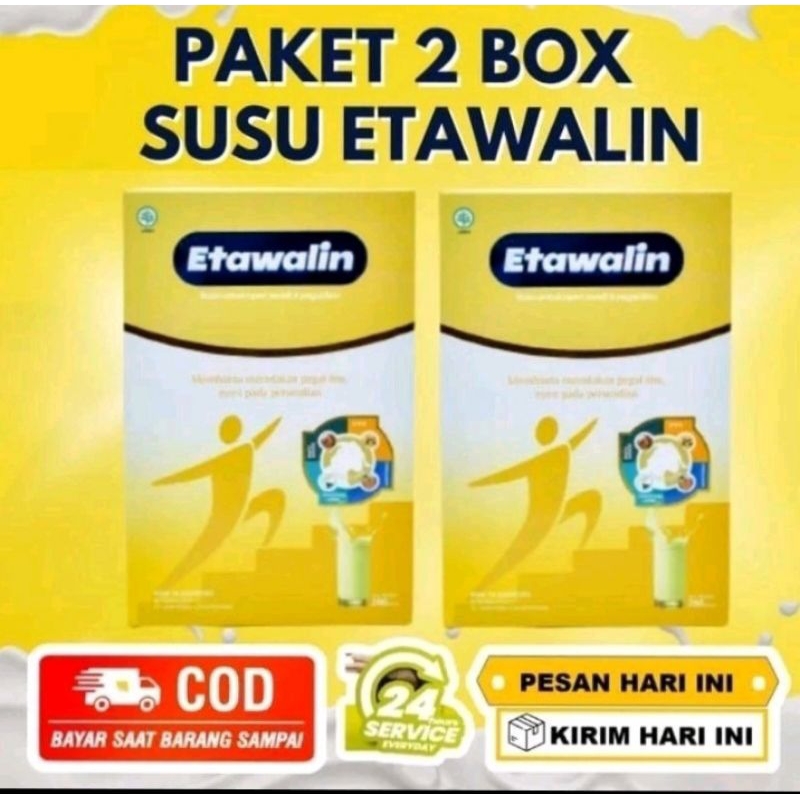 

Susu Etawalin Paket 2 box Susu Kambing