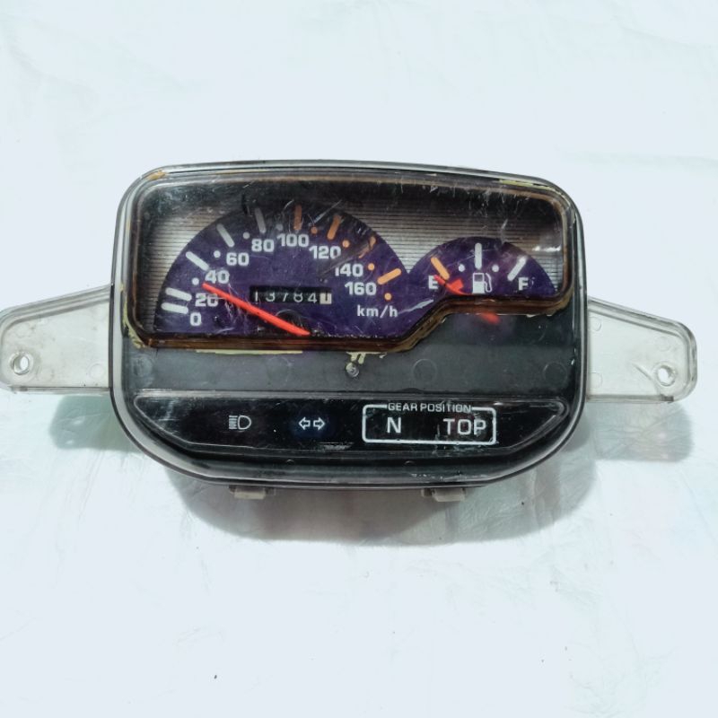 spido spedo speedometer spedometer spidometer odometer gauge motor Yamaha Fizr fiz ZR fiz r