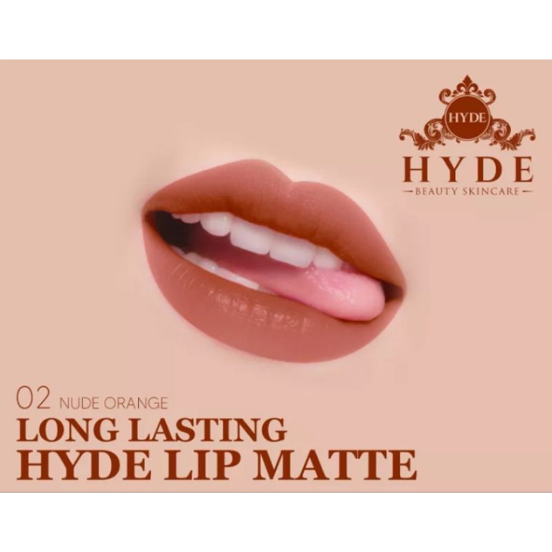 LIPSTIK NUDE ORANGE HYDE BEAUTY SKINCARE