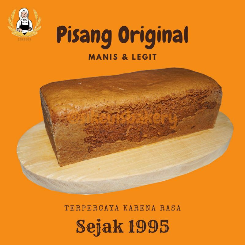 

BOLU PISANG SIKEUIS | BANANA CAKE (ORIGINAL)