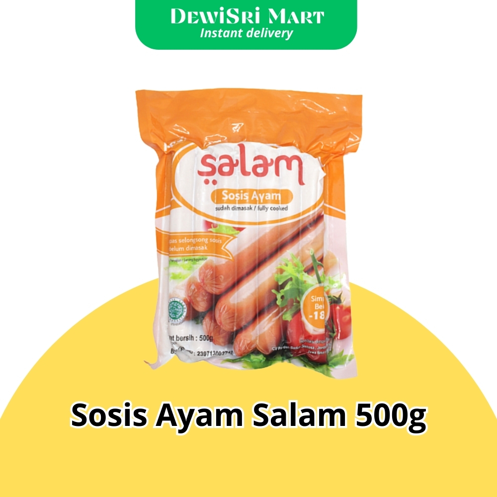 

Sosis Ayam Salam 500gr - Dewi Sri Mart