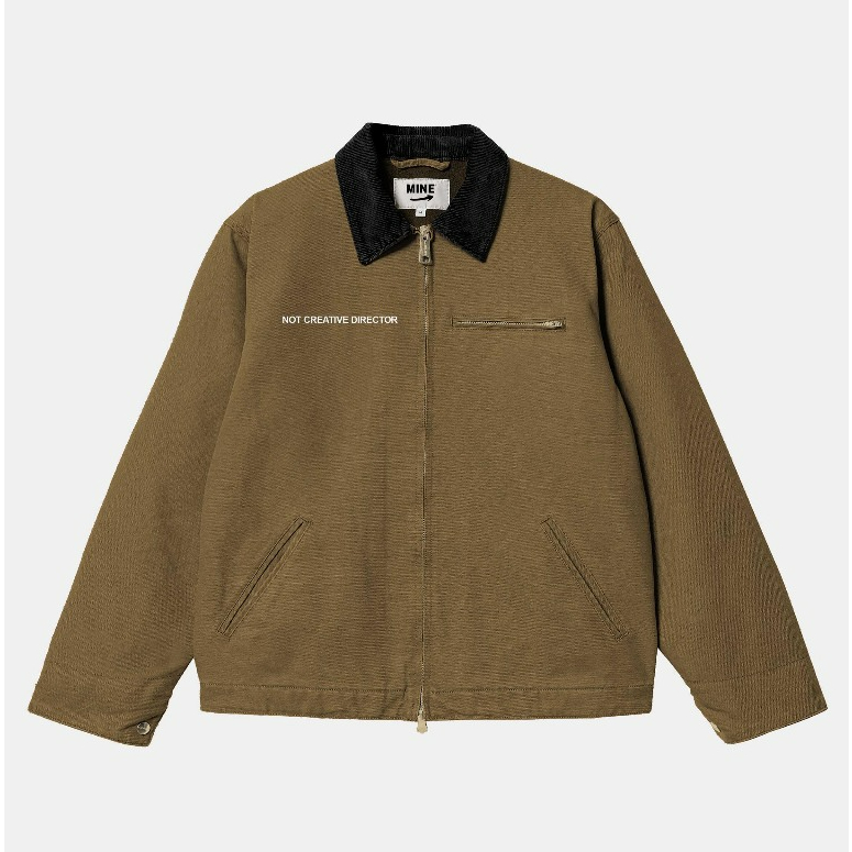 MINE OFFICIAL - BOXY WORK JACKET "BRONZE KHAKI" JAKET/OUTERWEAR CASUAL RETRO