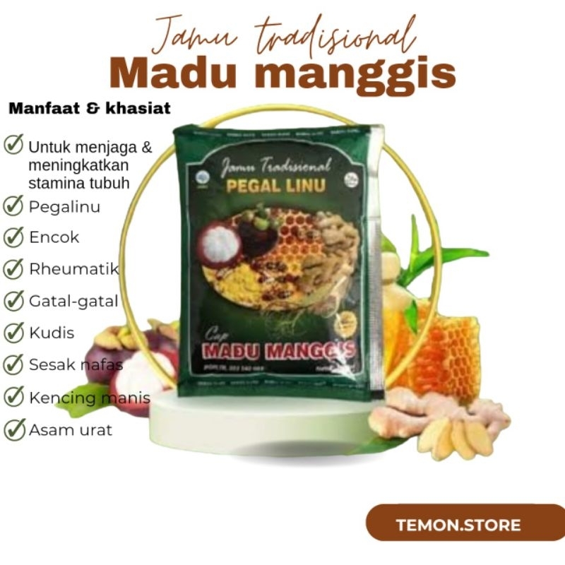 jamu pegallinu cap madu manggis ( 1 lusin 12 pcs )